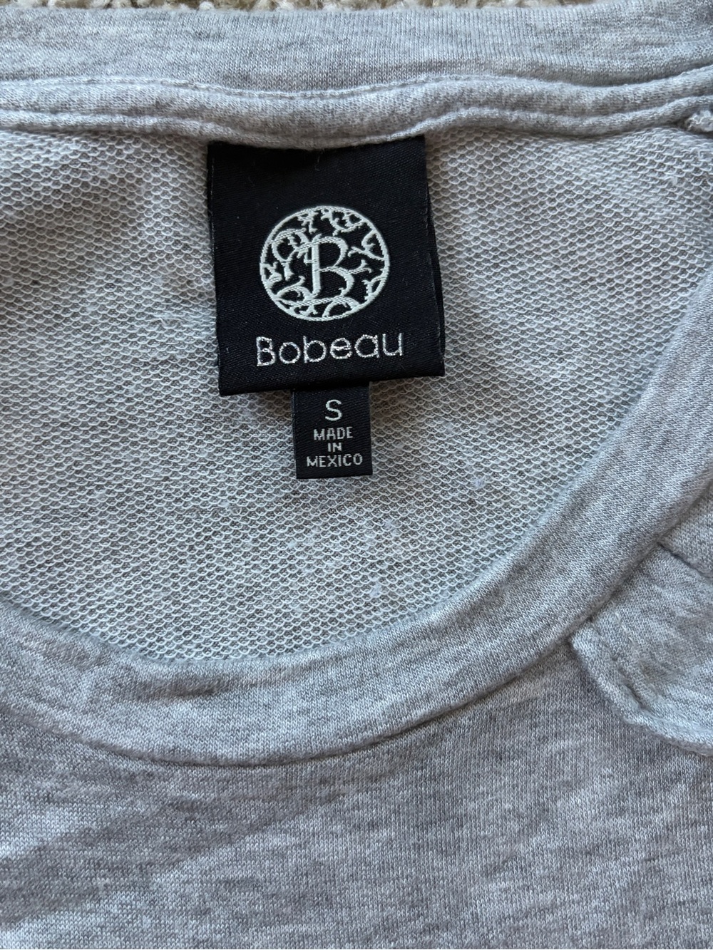 bobeau Gray Cold-Shoulder Ruffle Knit Top - Picture 8 of 10